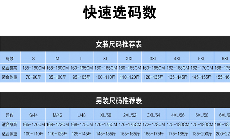 時(shí)尚女西 男女西服套裝尺碼對(duì)照表
